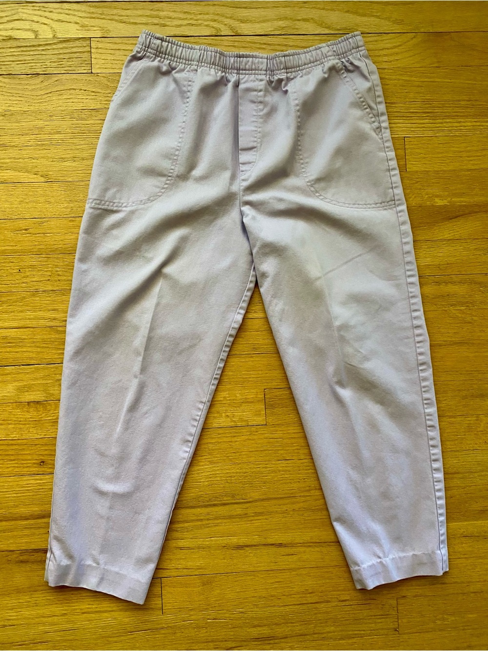 Vintage Cabin Creek Lavender Elastic Waist Pants Made in USA Size 8 Petite